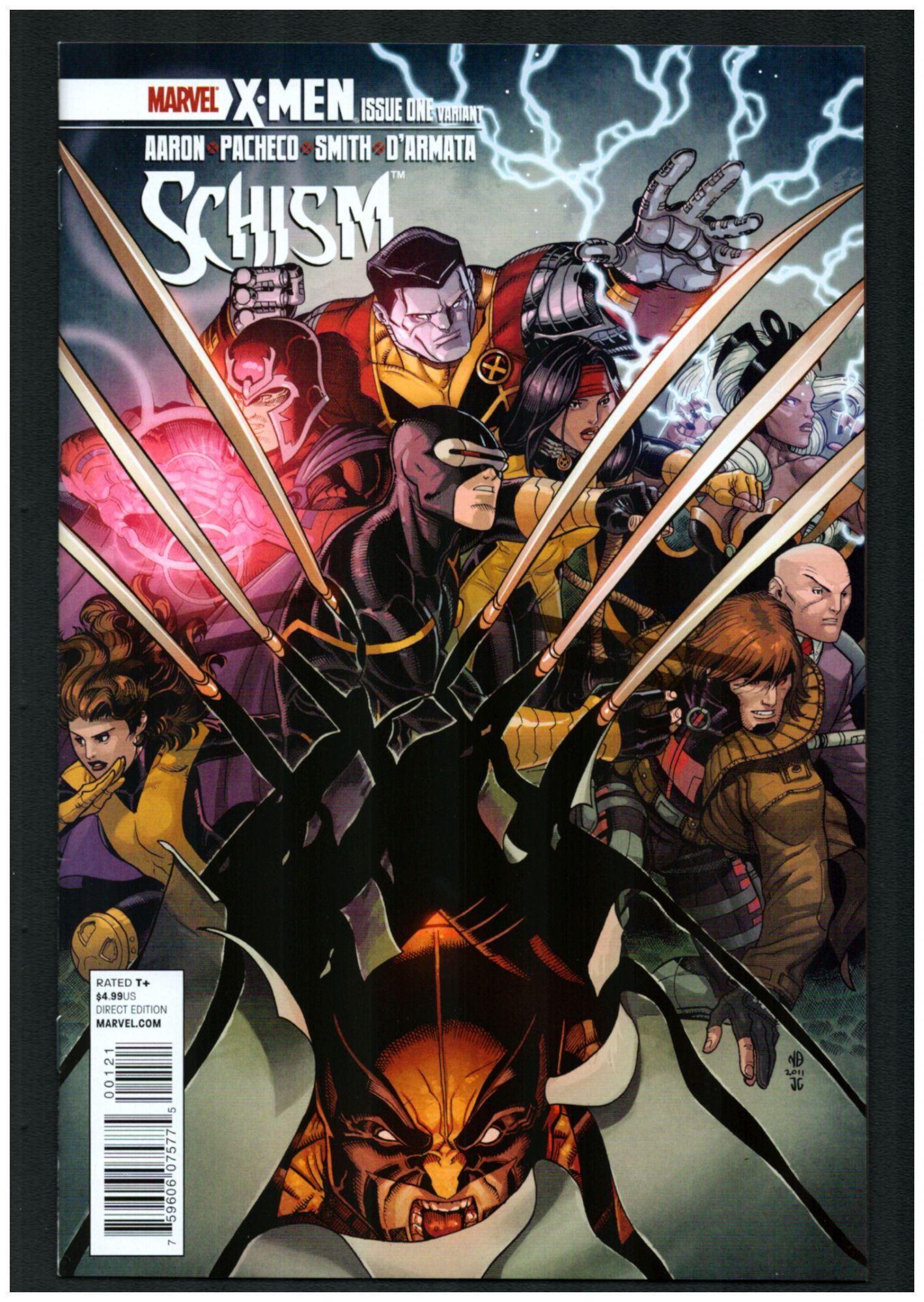 X-Men: Schism #1 Variant Cover | Jason Aaron, Carlos Pacheco