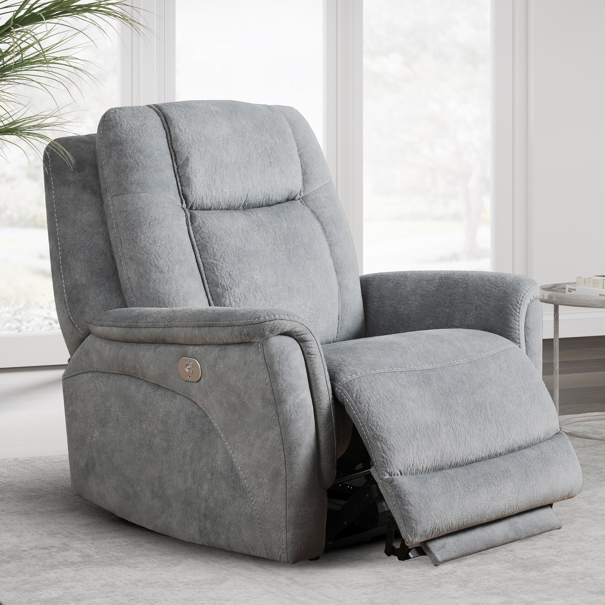 LINUS - HUDSON GREY Power Zero Gravity Recliner - Parker House