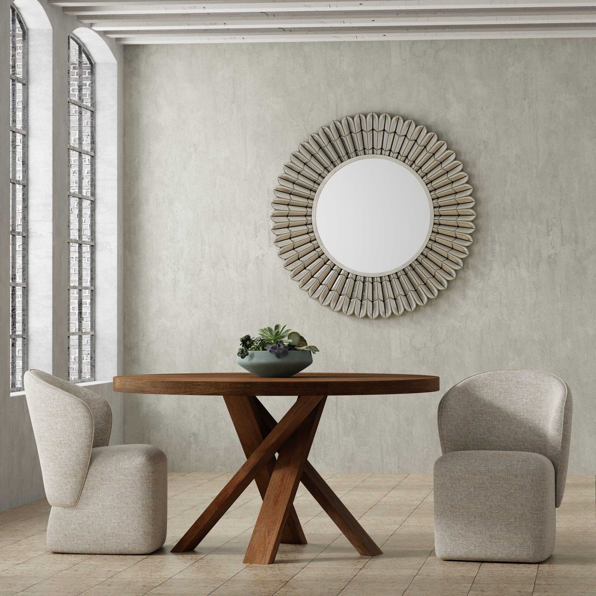 BONGO Quartermaster Linen Dining Chair (2/ctn - Sold in Pairs