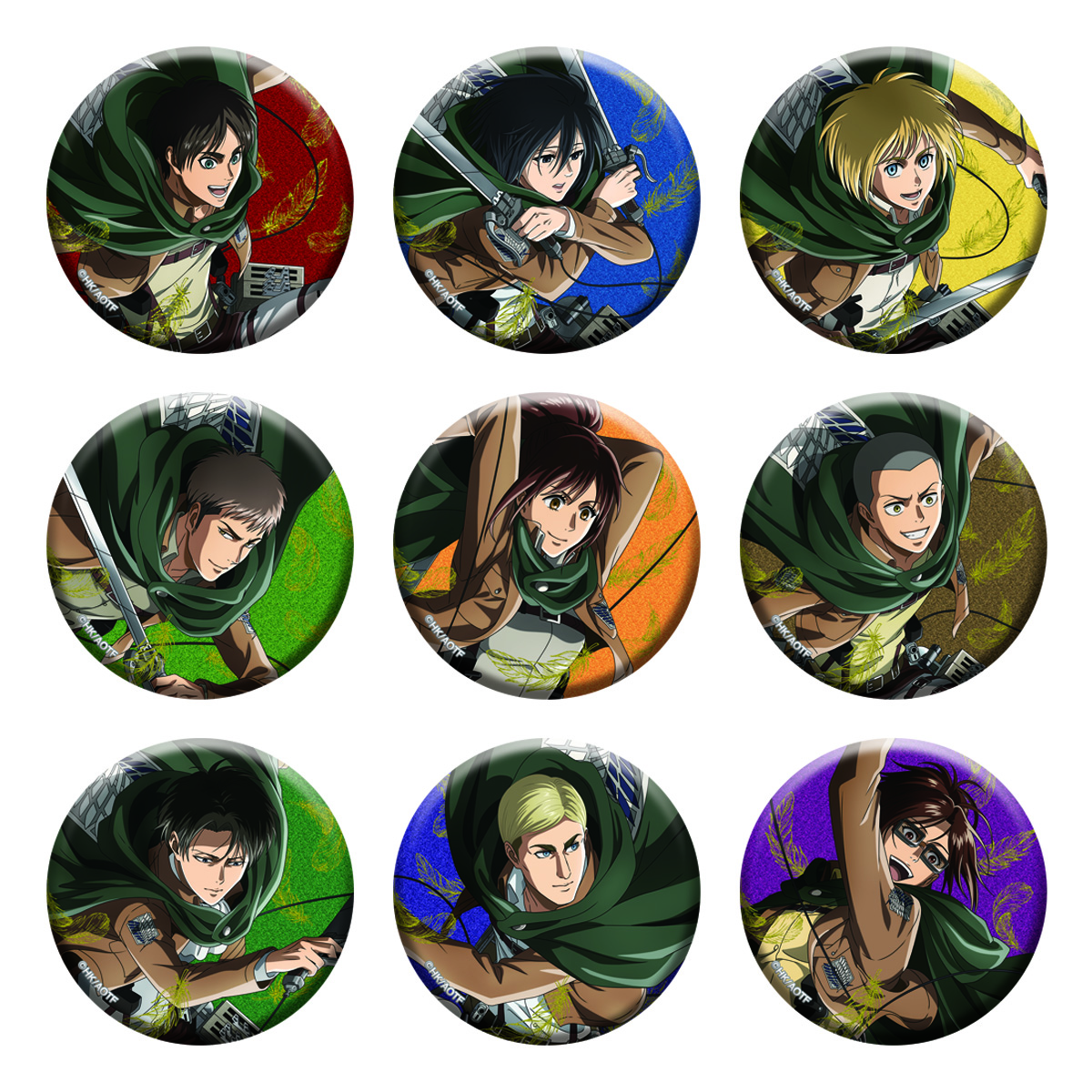 進撃の巨人 Attack on Memory ～記憶への進撃～ グリッター缶バッジ