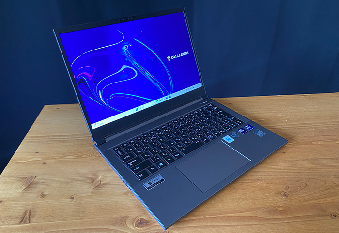 GALLERIA DL7C-IG-C4 レビュー】14型で軽量なクリエイターノートPC