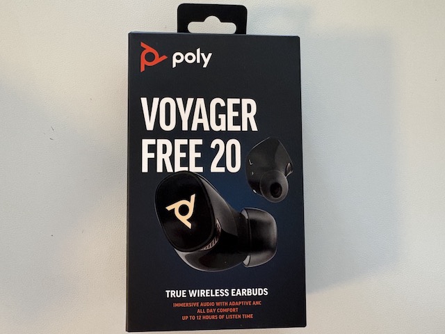 クリアな音声PolyワイヤレスイヤホンVoyager Free 20 - パソレビュ