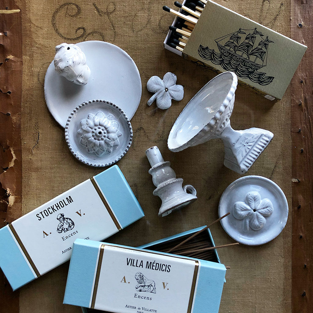 Astier de Villatte Rosette Incense Holder – PATCH NYC