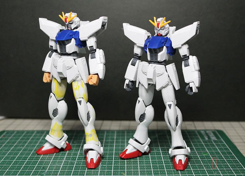 HGUC 1/144 ガンダムF91 改修・全塗装 製作01 F91、やれるのか