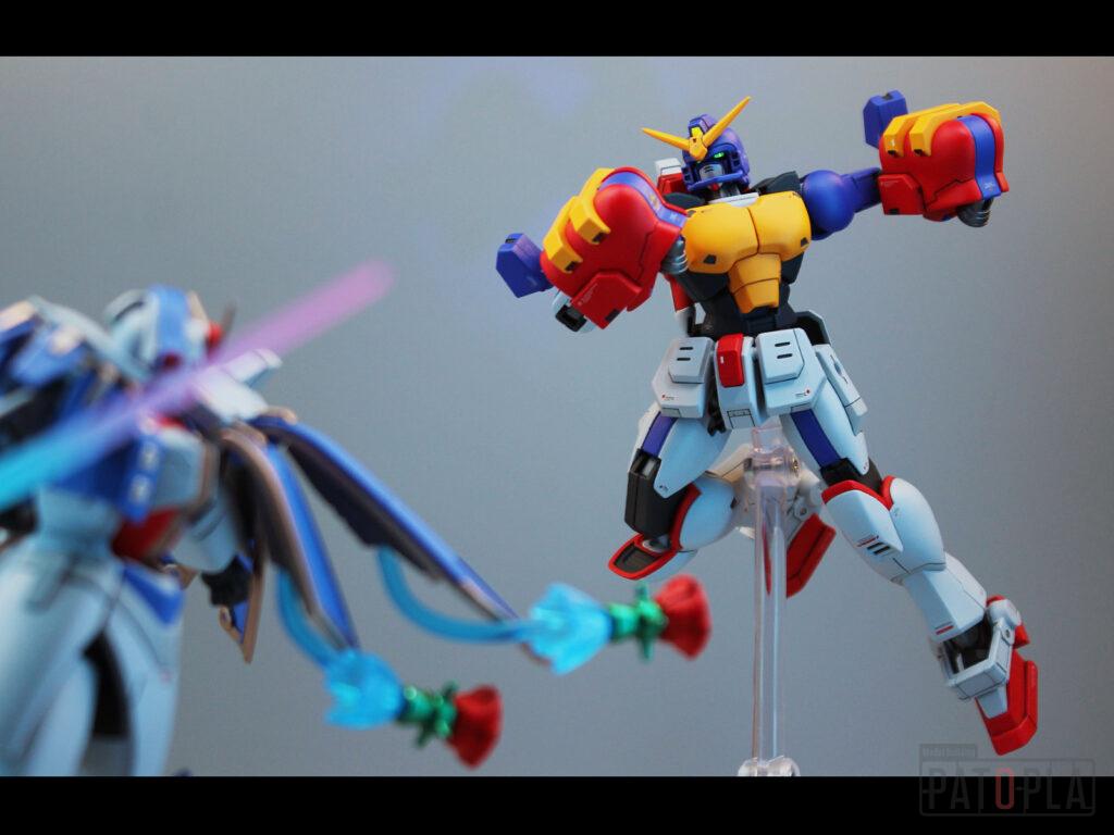 HG 1/144 ガンダムマックスター 改修・全塗装製作「唸れ！夢を掴んだ