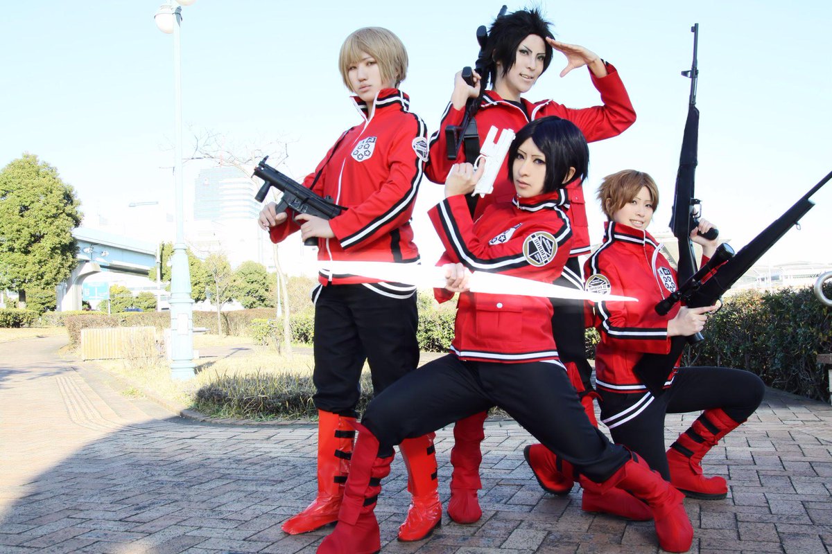 コスプレ】 ワールドトリガー：嵐山隊 木虎：閑 嵐山：@bisukok5u4 佐