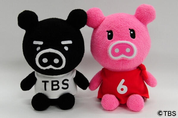 TBSのマスコットキャラクター・BooBo(ブーブ)と、この春から登場した