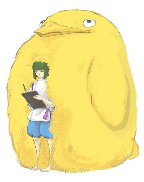 千と千尋の神隠し】 ハクとオオトリ様♡