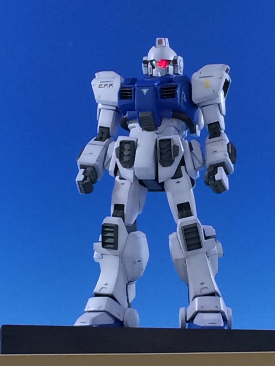 MG陸戦型ジム改造 MGブルーディスティニー0号機 「蒼き運命 -序章