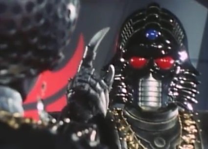 太陽戦隊サンバルカン ヘルサターン総統の、しゃべるたびにド派手に