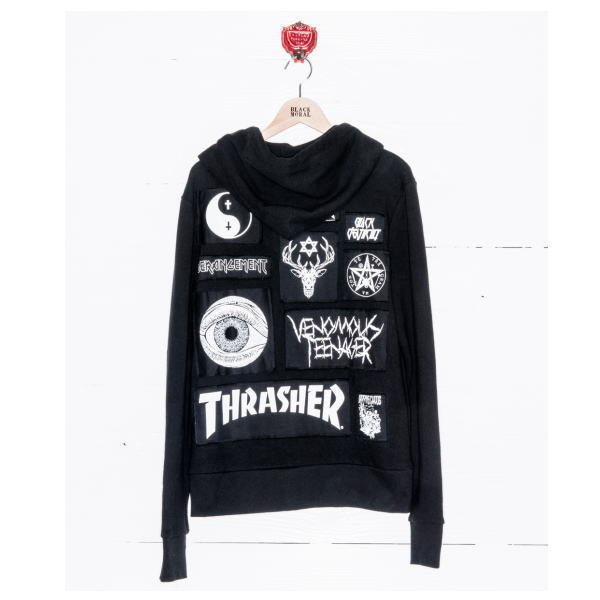 JPY12,000 OFF ] #the GazettE - Hoodie Jacket '' 90 CULT '' !! Mega