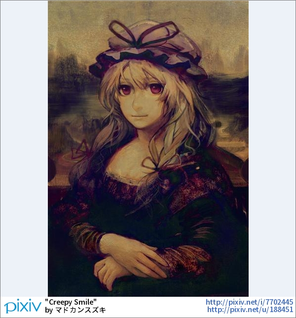 名画オマージュ】少しおかしいモナ・リザの微笑 イタリアの画家