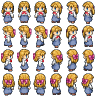 pochiねくらキャラチップの改変素材。 素材は待ってても増えはしない