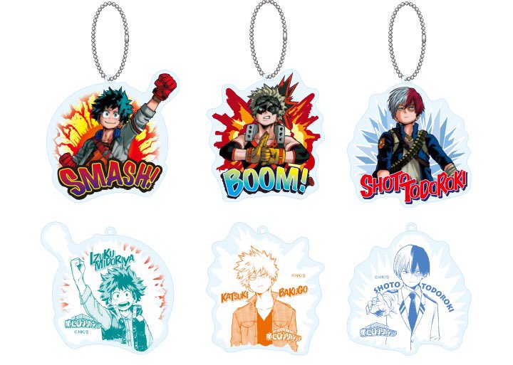 ☆6月4日(土)発売☆ 『僕のヒーローアカデミア』 アクリルキーホルダー