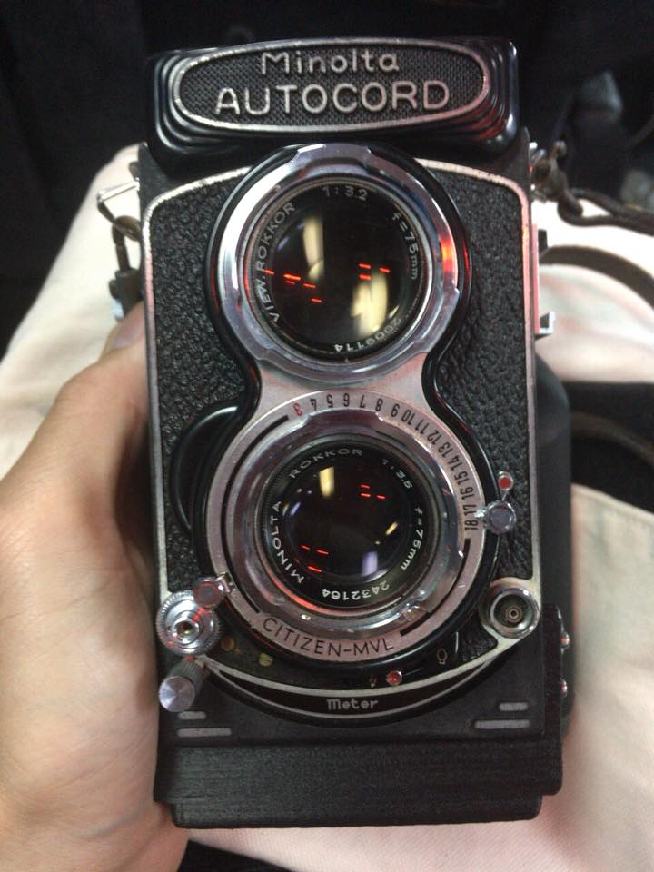 二眼レフを、instax(チェキ)フィルム用カメラに改造しました。