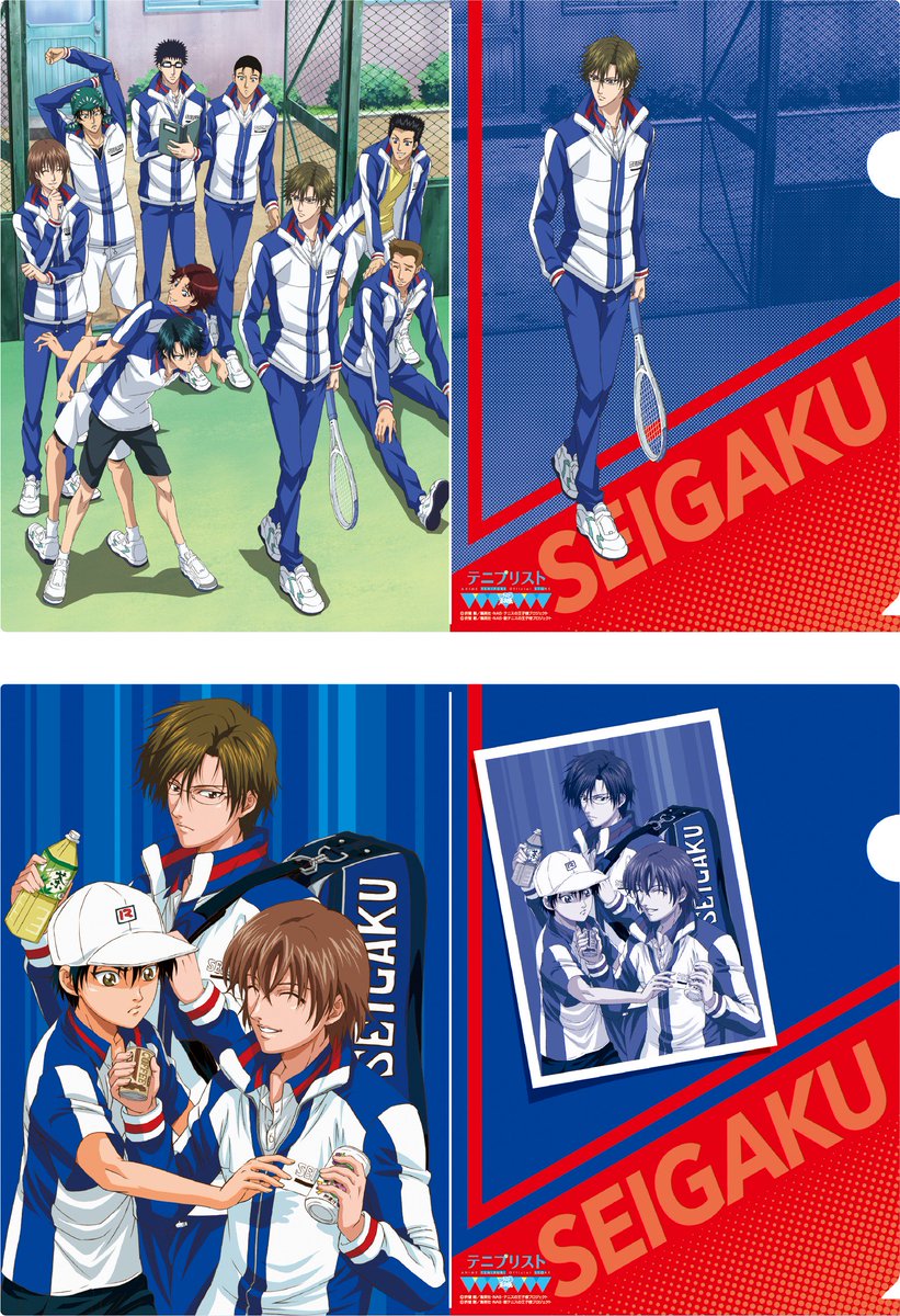 商品情報】テニプリスト限定 テニスの王子様 クリアファイルセット(全5