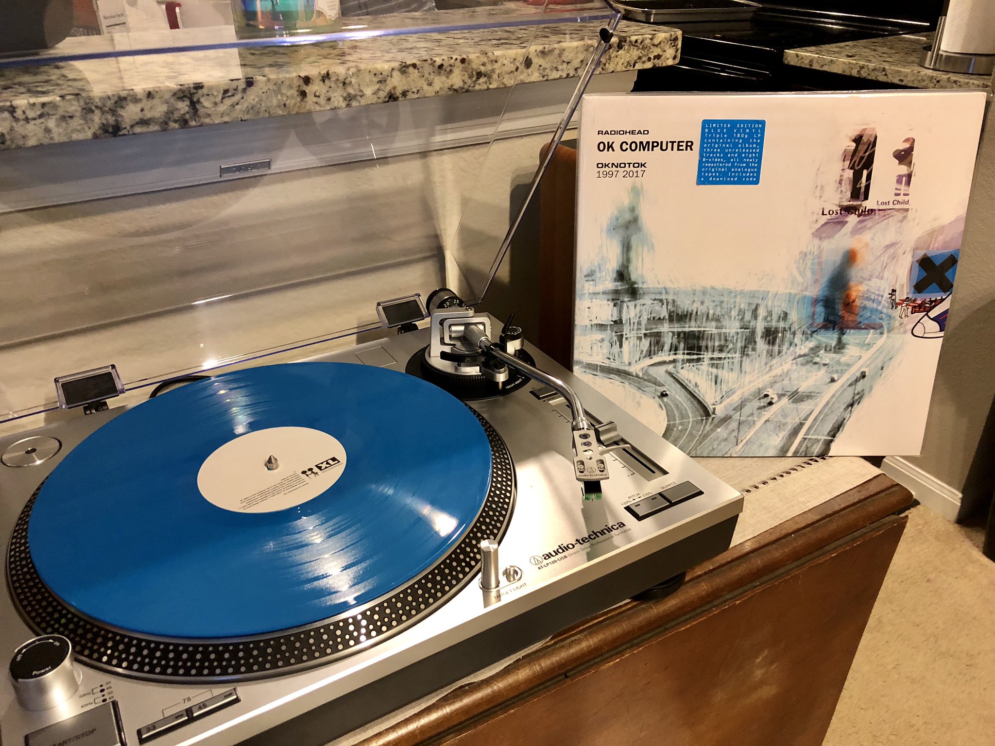 限定 ブルーヴァイナル Radiohead 『OK Computer』 3LP シールド Oasis