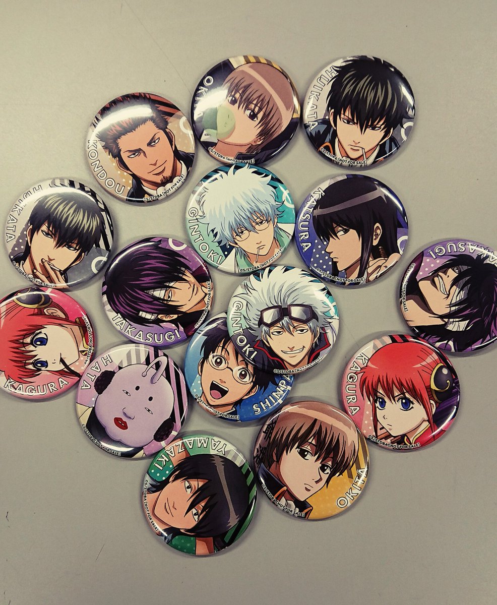 銀魂 神楽 アニプレックス ランダム缶バッジ ジャンプフェスタ 銀袋