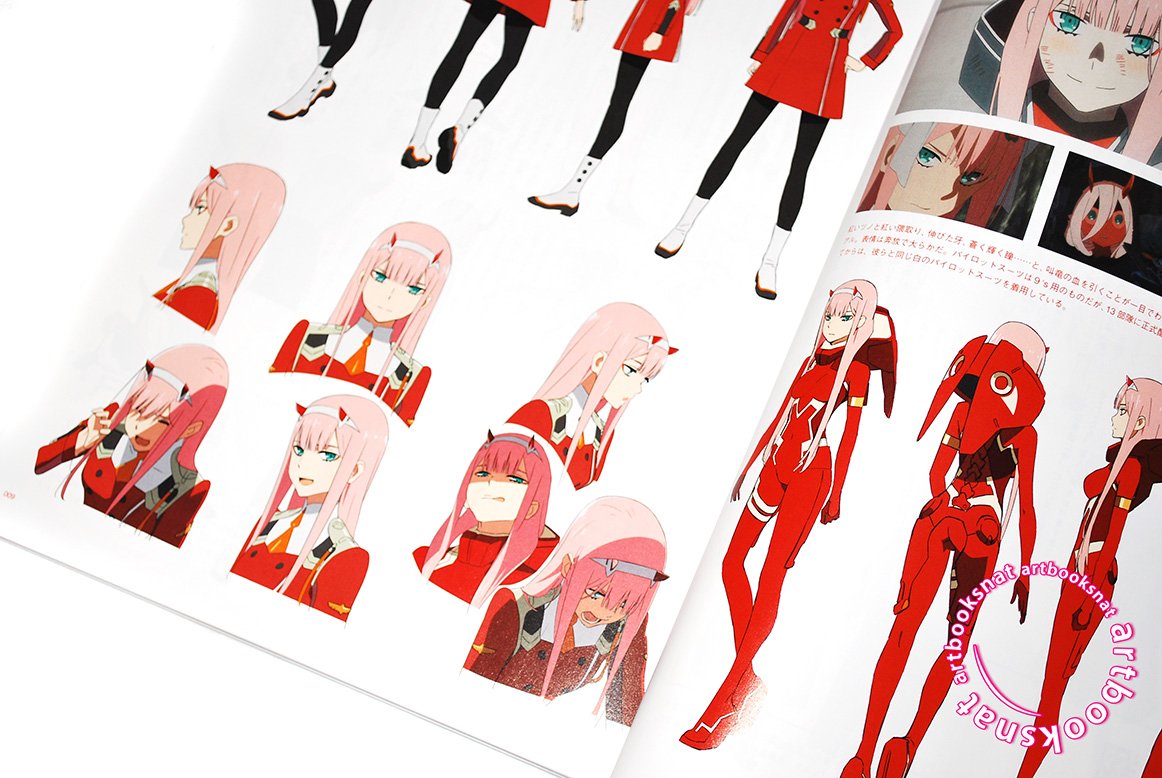 Darling in the Franxx Complete Material Book is a very visual