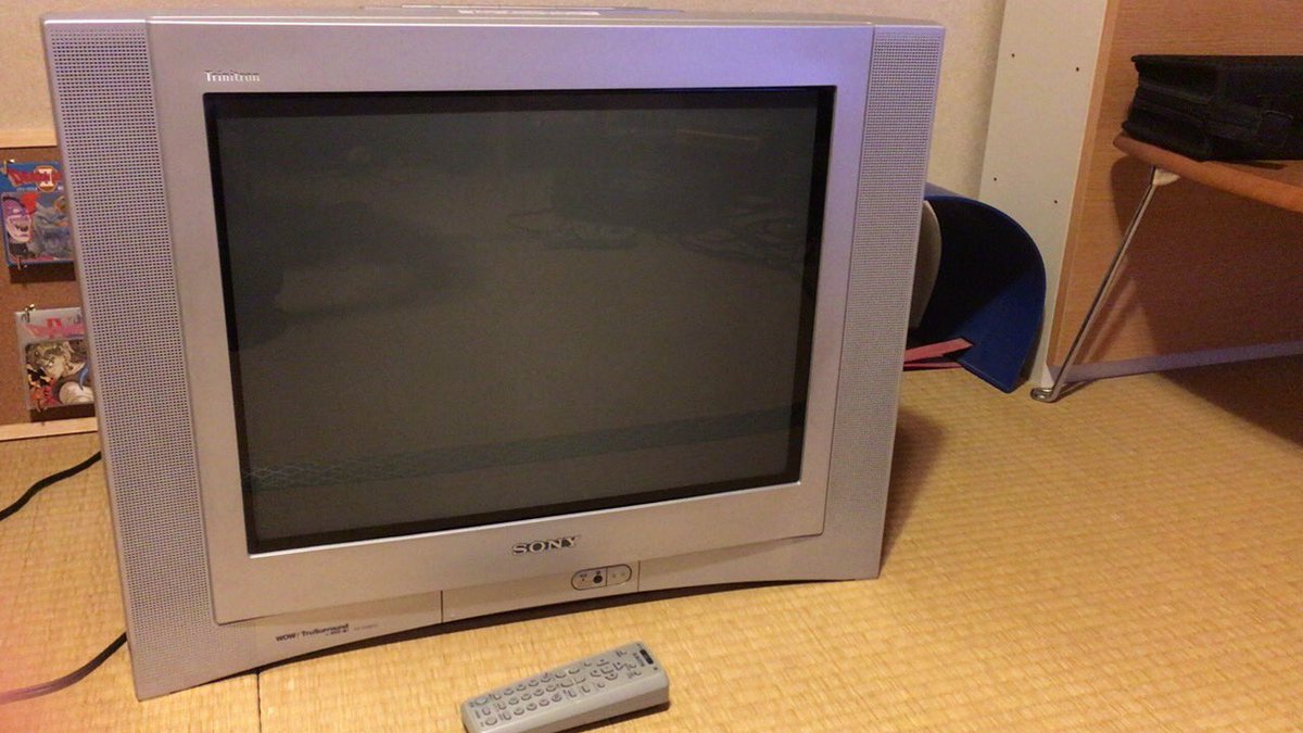 たまたまだが、SONYのブラウン管テレビKV-25DA65を無料で譲ってもらう