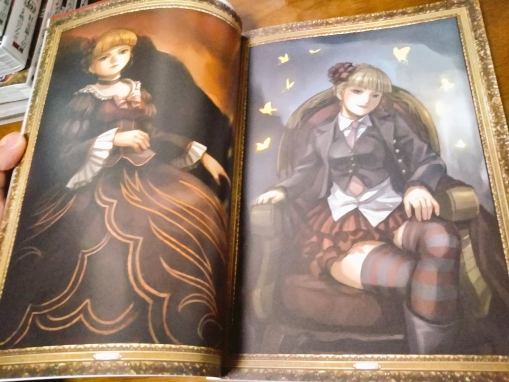 うみねこビジュアルブックの冒頭にデカデカと各EPの肖像画が載ってます