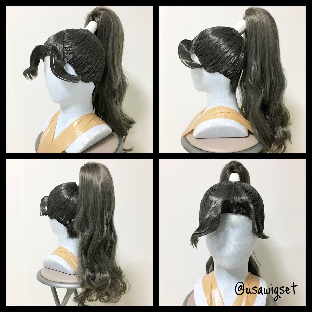 忍たま 四年生 コスプレ ウィッグ 綾部喜八郎 平滝夜叉丸 田村三木ヱ門