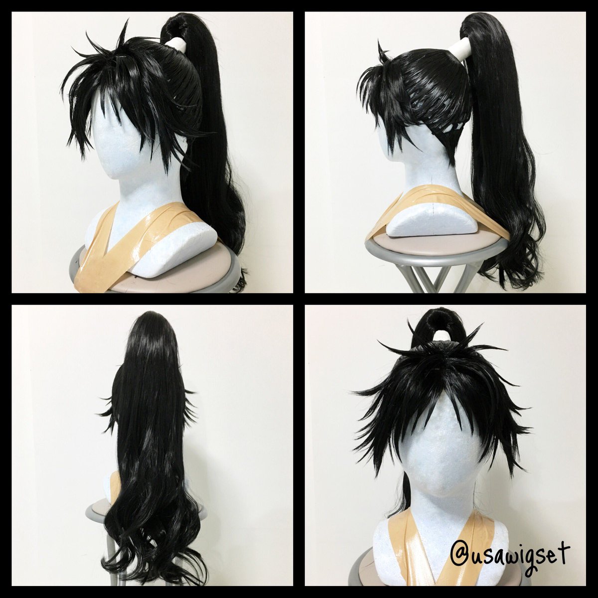 忍たま 五年生 コスプレ ウィッグ 鉢屋三郎 不破雷蔵 久々知兵助 竹谷