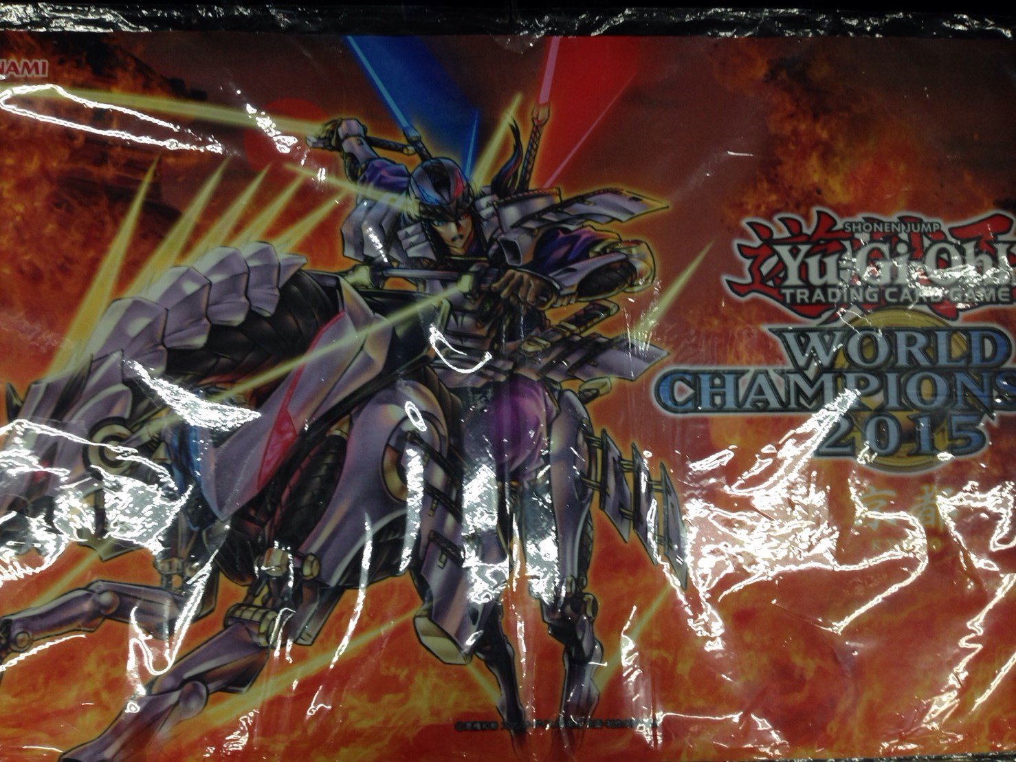 遊戯王WORLDCHAMPIONSHIP2015 プレイマット 極刀の武者 左京 遊戯王