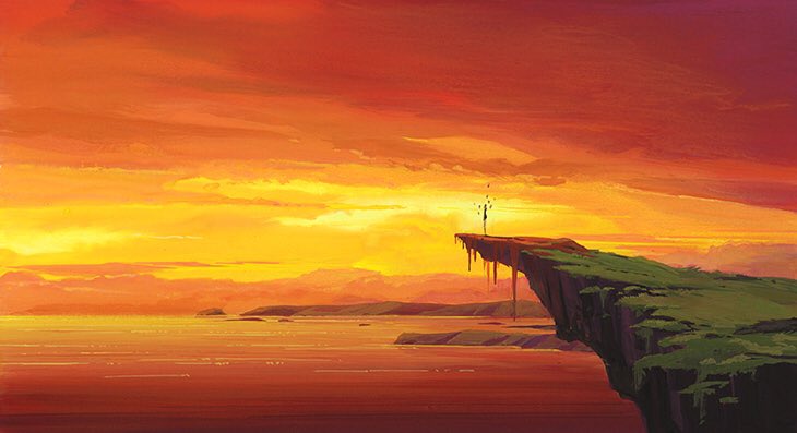 アニメ宝石の国 コンセプトアート3 虚の岬 Land-of-the-Lustrous