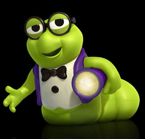 トイ・ストーリー3』 ブックワーム（bookworm）は変な名前に聞こえる