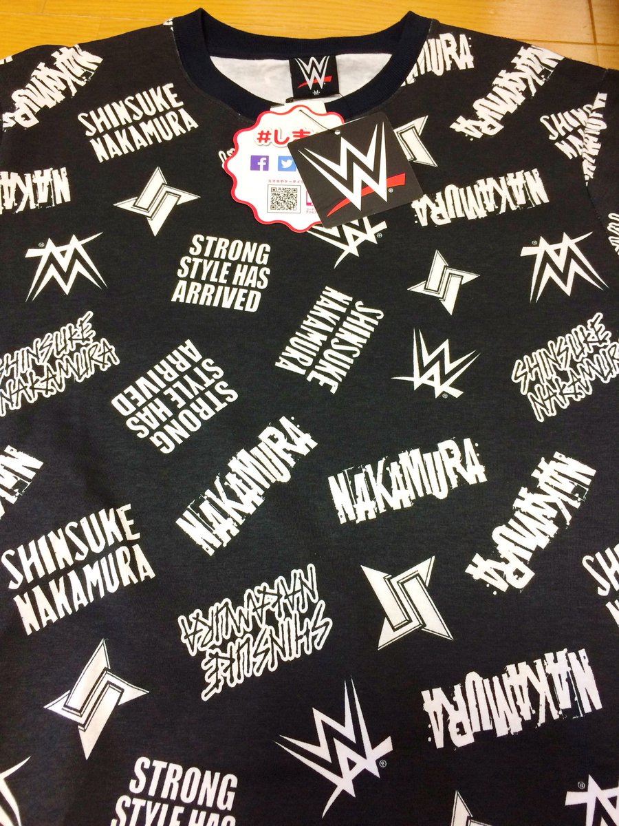 しまむらにWWEの中邑真輔Tシャツ売ってた！ Mサイズあったので買いまし