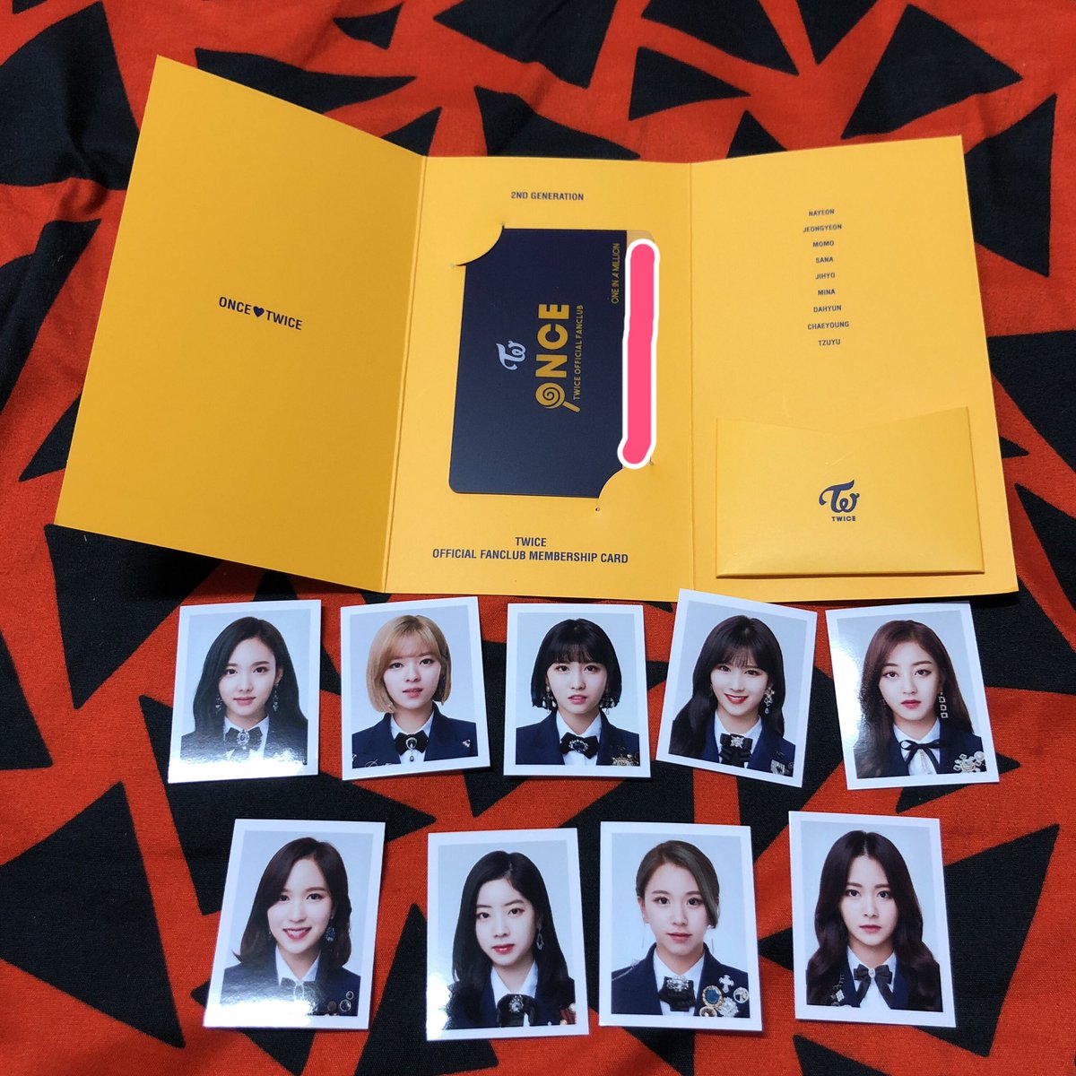 TWICE 韓国ファンクラブ ONCE3期 入会特典グッズ TWICE 韓国ファン