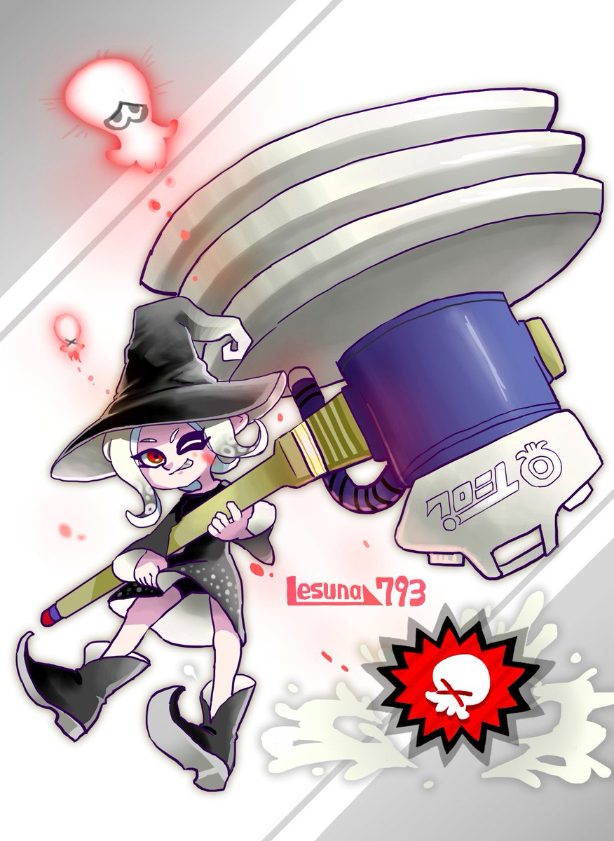 魔法(物理)🌟 ＃Splatoon2 #スプラトゥーン2 ＃魔女 #ウルトラハンコ