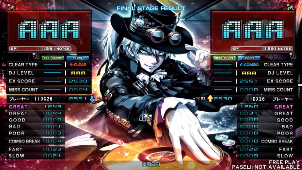 beatmania #IIDX 26 Rootage Result Screen Art on release, THANK