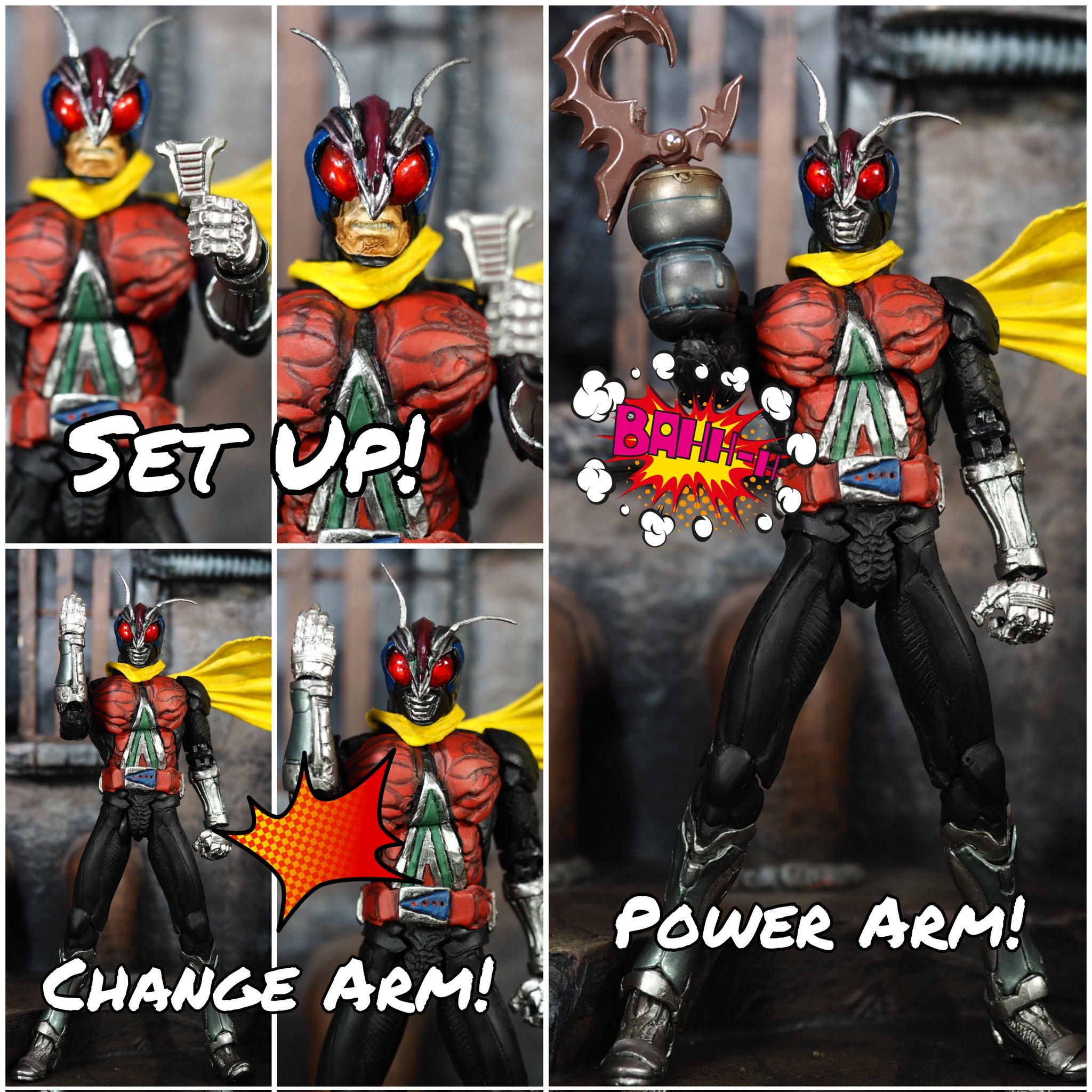 ☆突き指さん限定☆無版権仮面ライダーライダーマン パチ デッドストック品