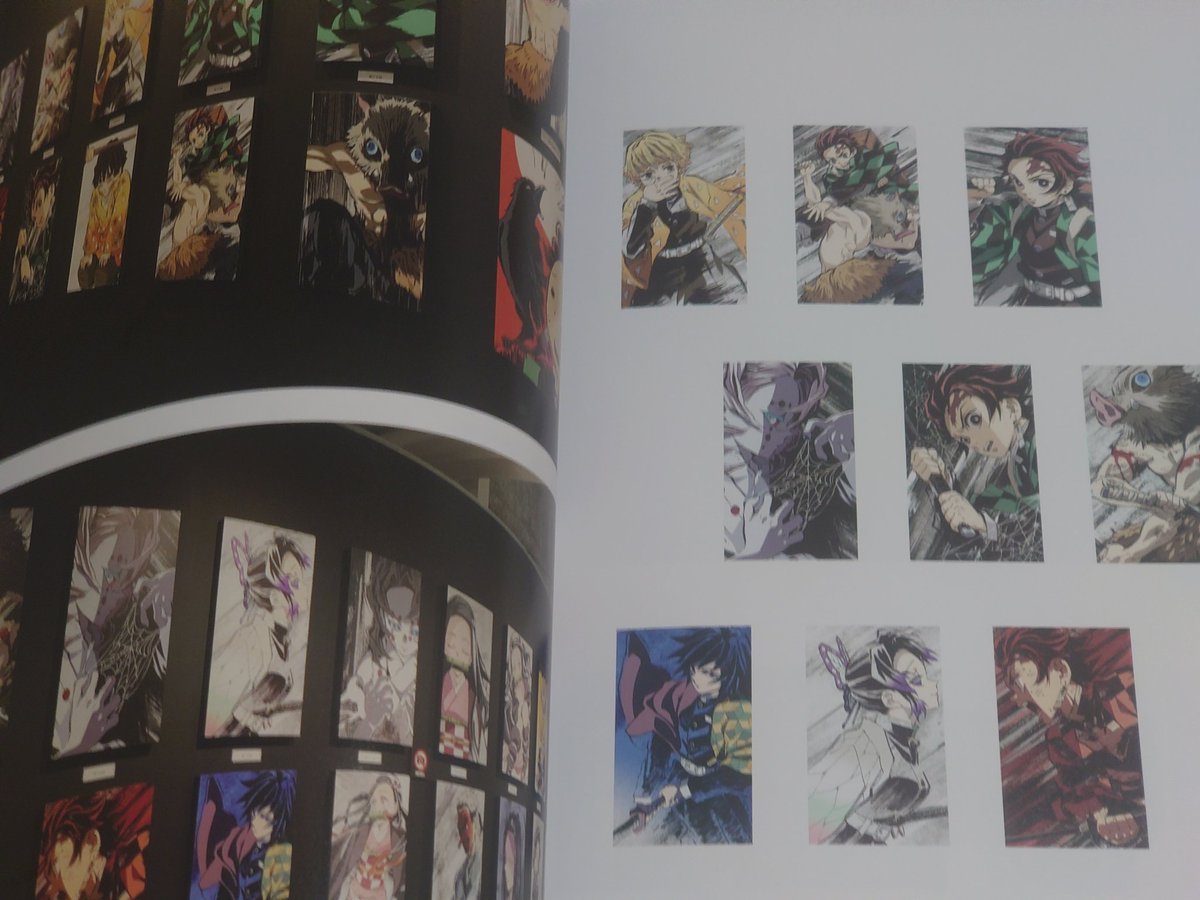 鬼滅の刃の全集中展図録が届いてたのであけてみた。 何か思ってたのと