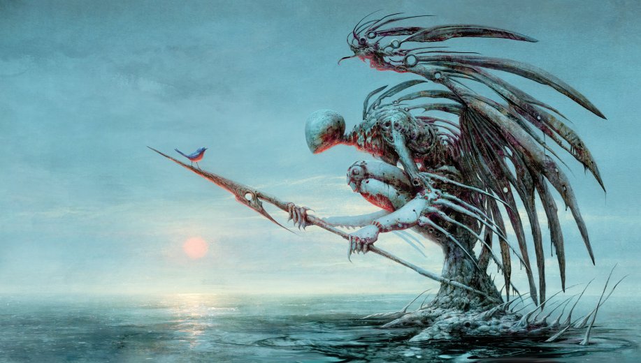 Phyrexian Angel. Campaign exclusive for my Kickstarter backers.