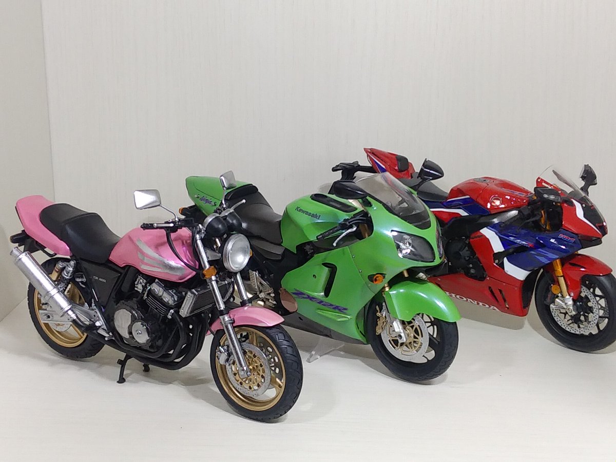 プラモデル ＃特攻の拓 ＃ばくおん ＃バイク 往年の族漫画「特攻の拓