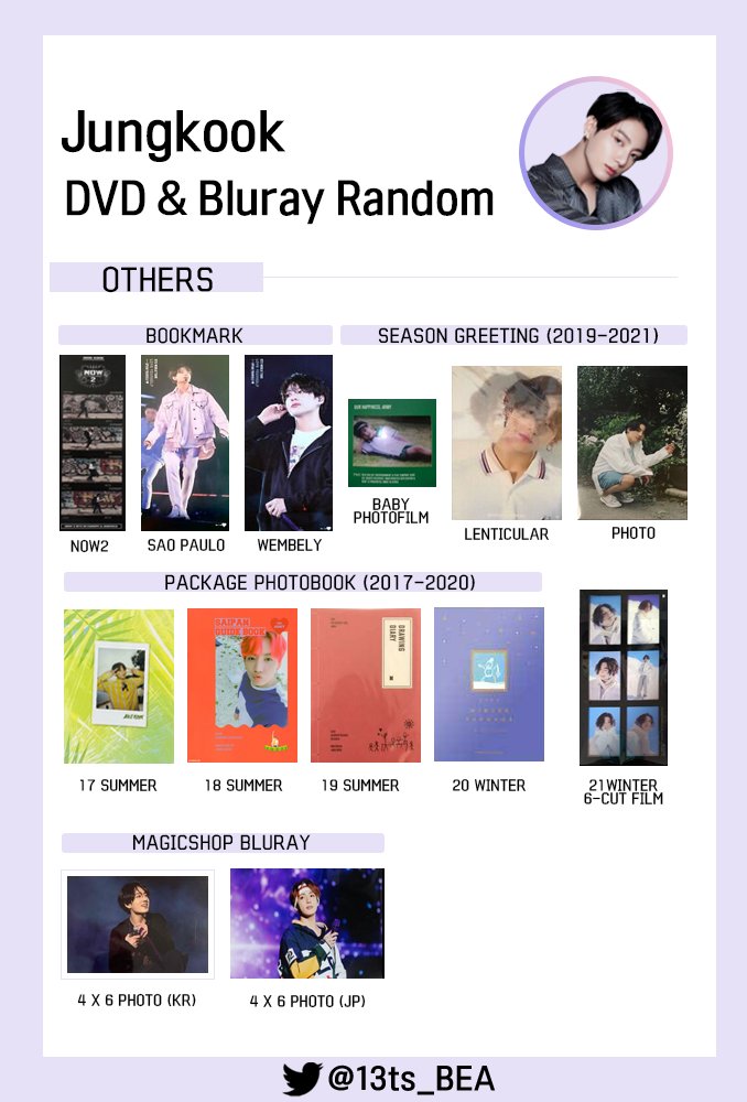BTS DVD & Bluray Wishlist] 🐰 - 전정국 DVD 블루레이 앨범 포카 모음