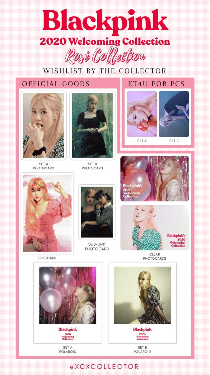 BLACKPINK 2020 WELCOMING COLLECTION シーグリ BLACKPINK welcoming