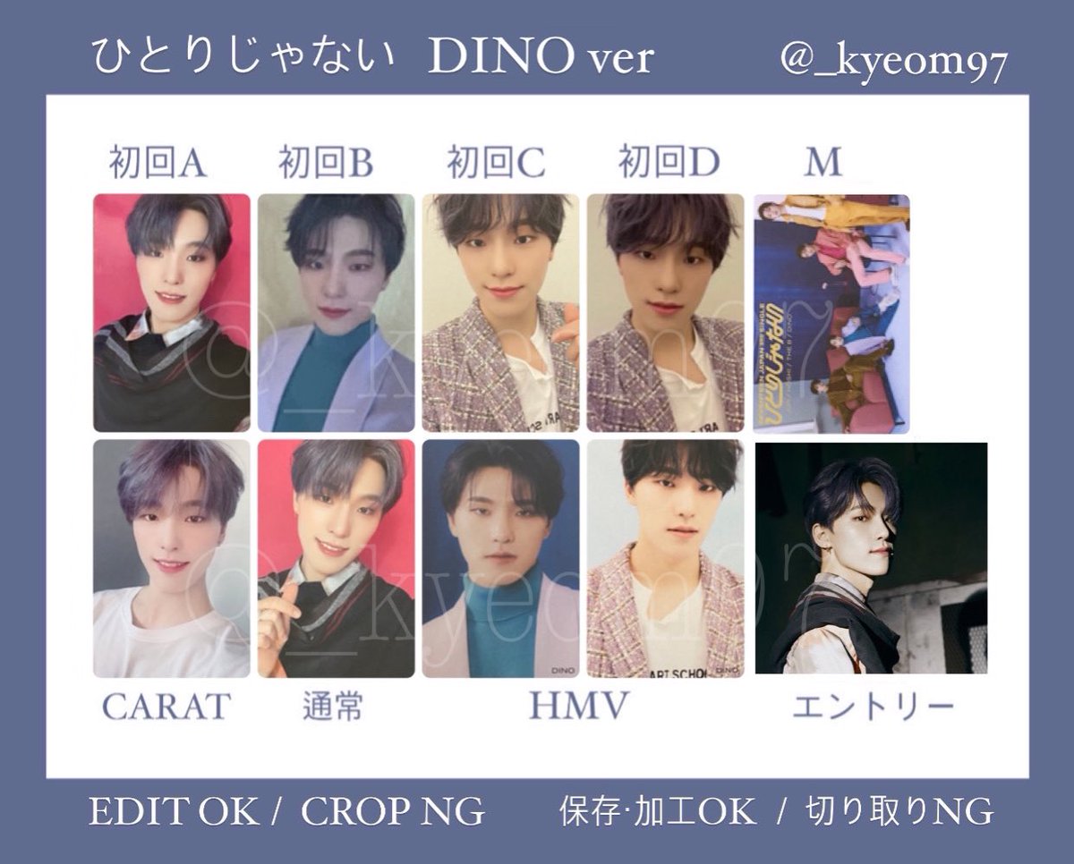 SEVENTEEN セブチ ひとりじゃない ウォヌHMV CARAT盤 トレカ 【公式通販】