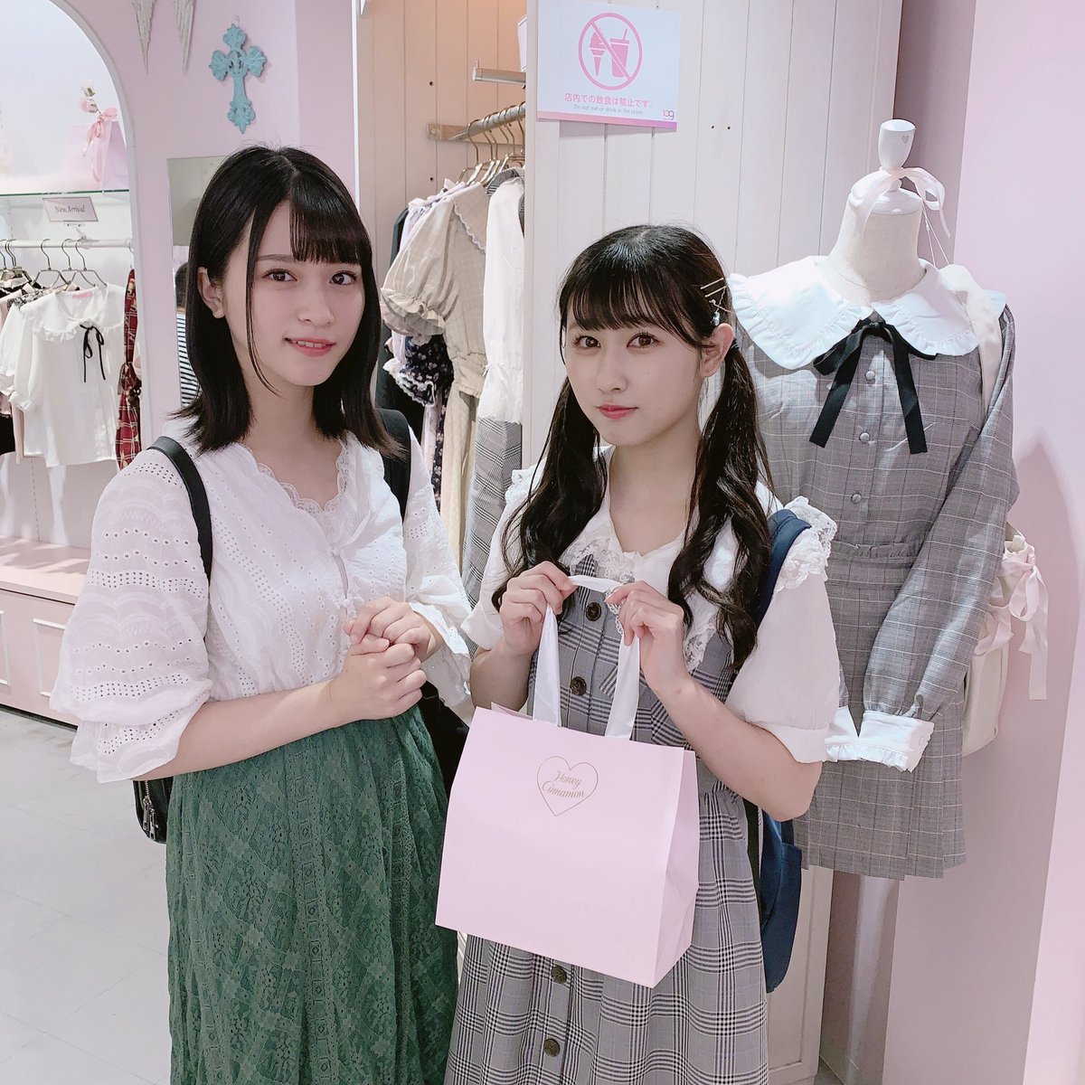 LOVEの佐々木舞香さん 山本杏奈さんが渋谷店にご来店してくれました