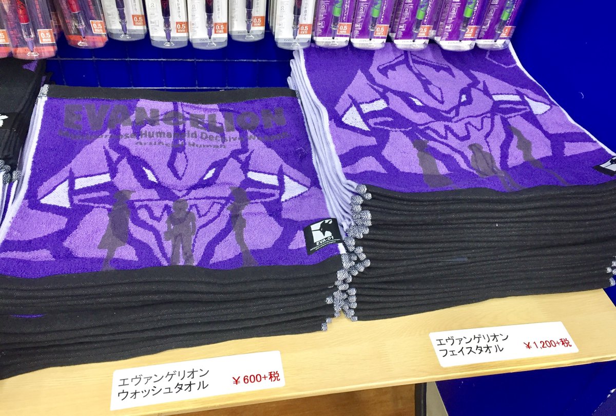 コーナー情報】「エヴァンゲリオン」のグッズコーナーを6階にしており