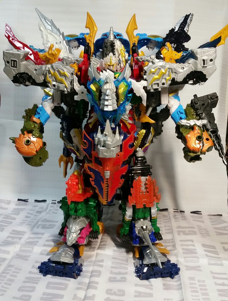 キシリュウオー 全合体 組み直して、グレートキシリュウオー