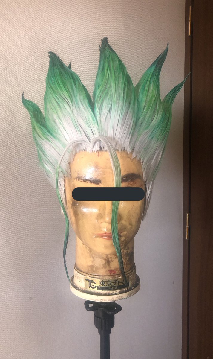 Dr.STONEの石神千空、ウィッグ出来ました😭トライ＆エラーの連続だった