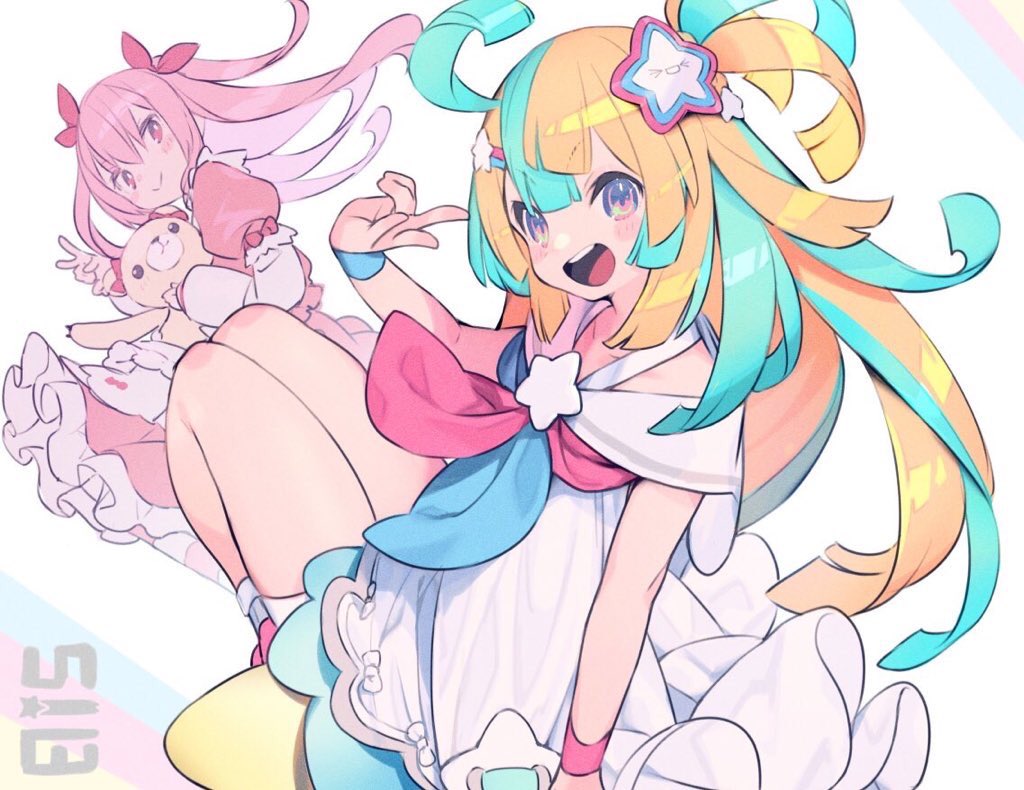 すたーべあ！　姫熊りぼん　天川はの　キャラファイングラフ Re:AcT新ユニット「すたーべあ！」始動 - Re:AcT - バーチャルタレント