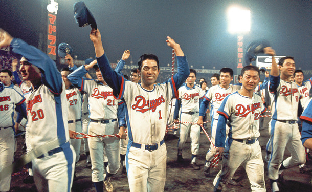 高木守道さんが残した主な記録（写真は1974年のリーグ優勝時