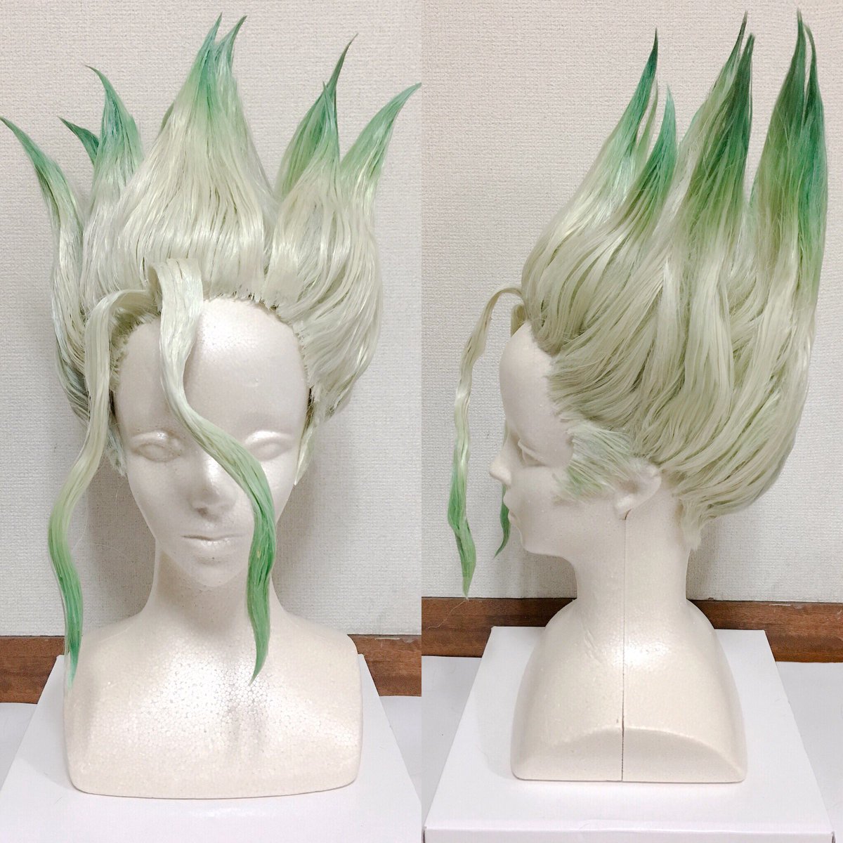 コスプレウィッグ 【 Dr.STONE / 石神千空 】 ロングウィッグを立ち