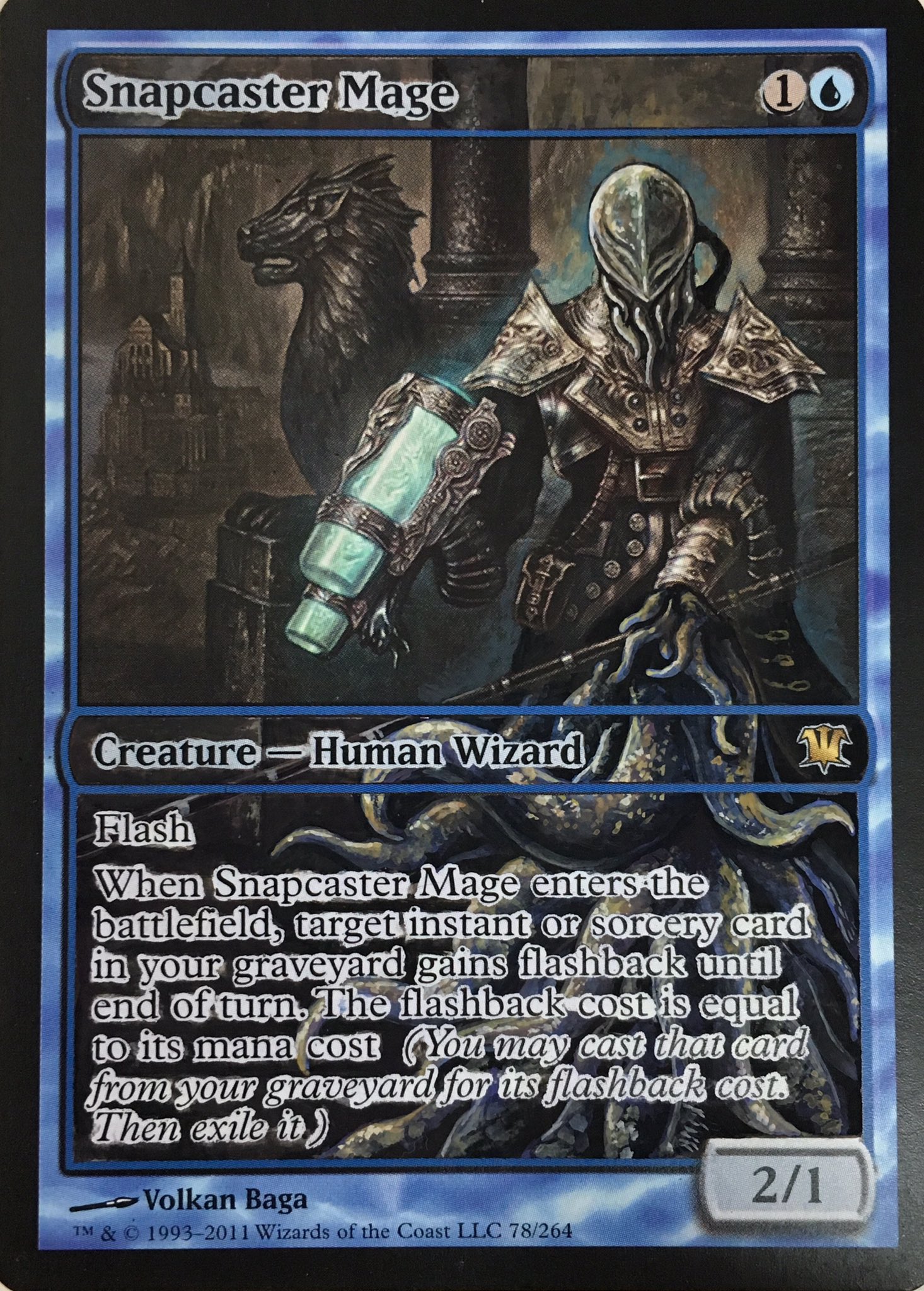 ISD】瞬唱の魔道士/Snapcaster Mage 英語版foil 一枚 瞬唱の