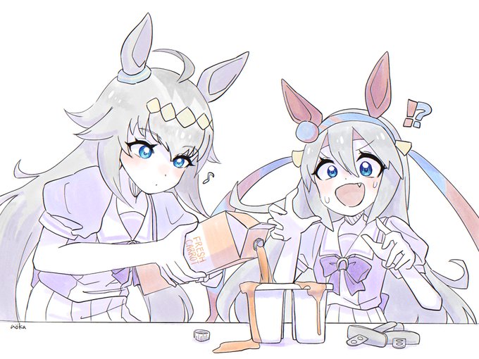 オグリキャップ(ウマ娘) ,タマモクロス(ウマ娘) 「#ウマ娘 オグタマと